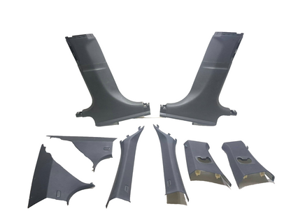 2012 BMW 750li A B C Pillar Cover Trim Panel 8pcs Oem✅