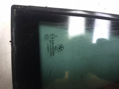 2008 BMW X6 E71 Rear Door Vent Quarter Window Glass Driver Side Left OEM
