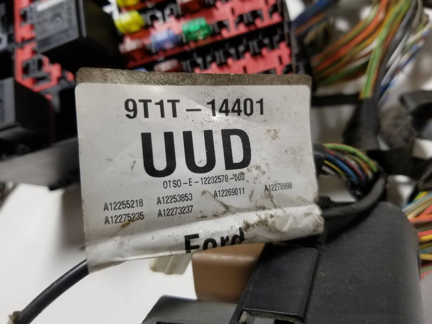 10 - 13 Ford Transit Connect Dash Wire Harness OEM