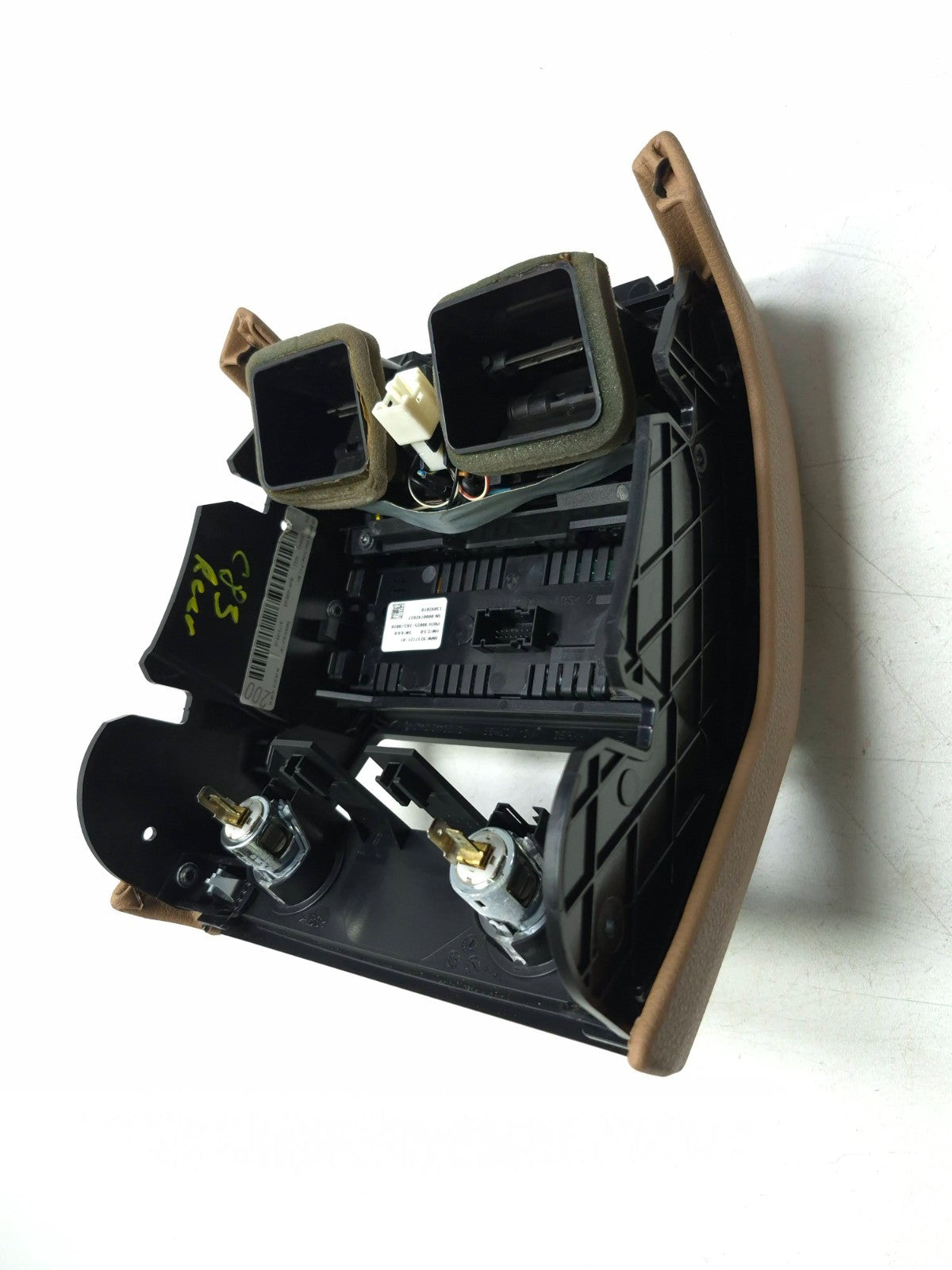 2011 BMW 750li Center Console Rear Trim Air Vent & Controls OEM