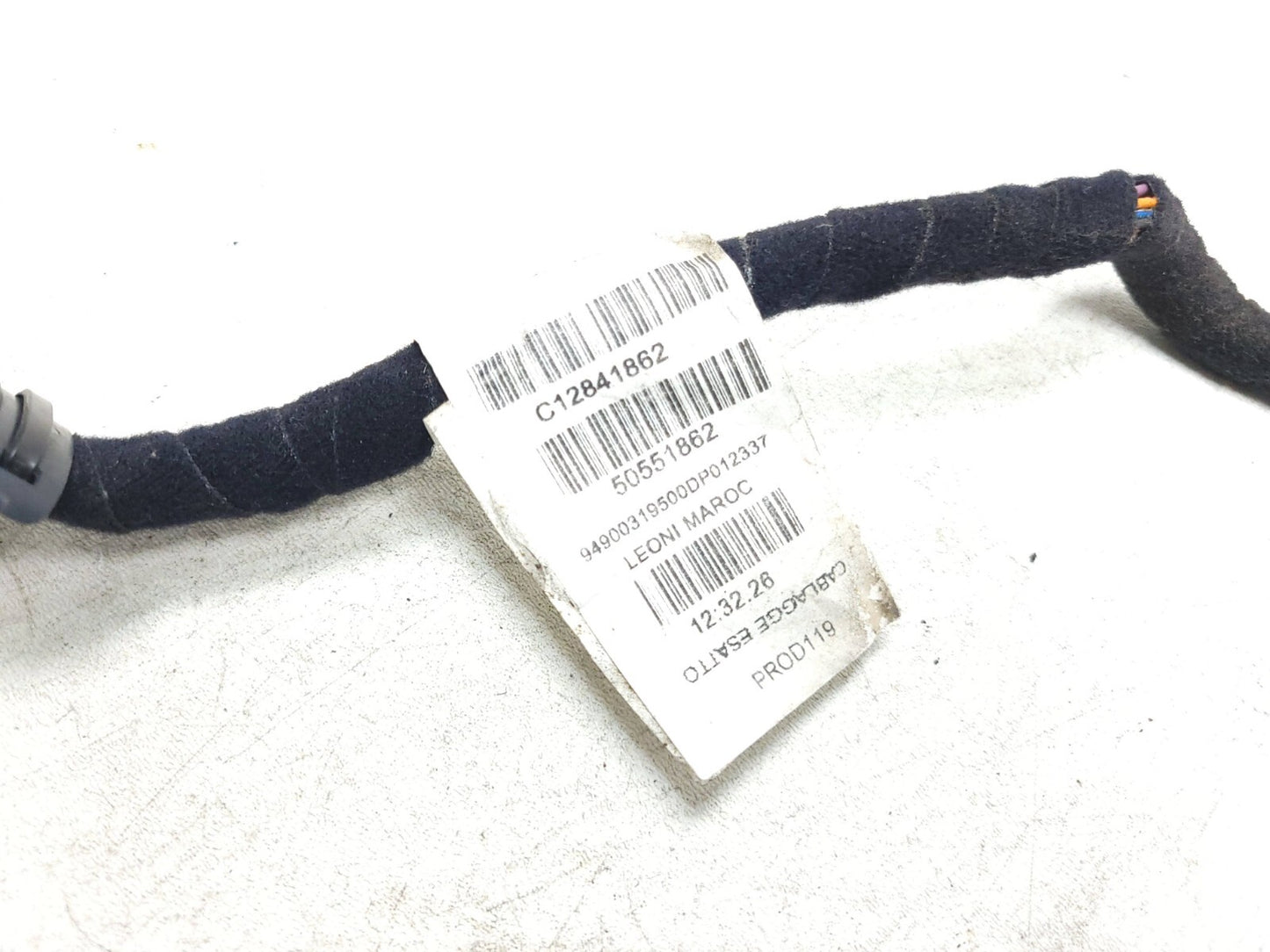 2018 Alfa Romeo Stelvio Door Wiring Harness Front Passenger Side Right OEM