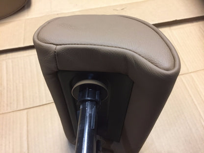 02 03 04 05 BMW 745i E65 Rear Right Passenger Side Headrest Leather OEM