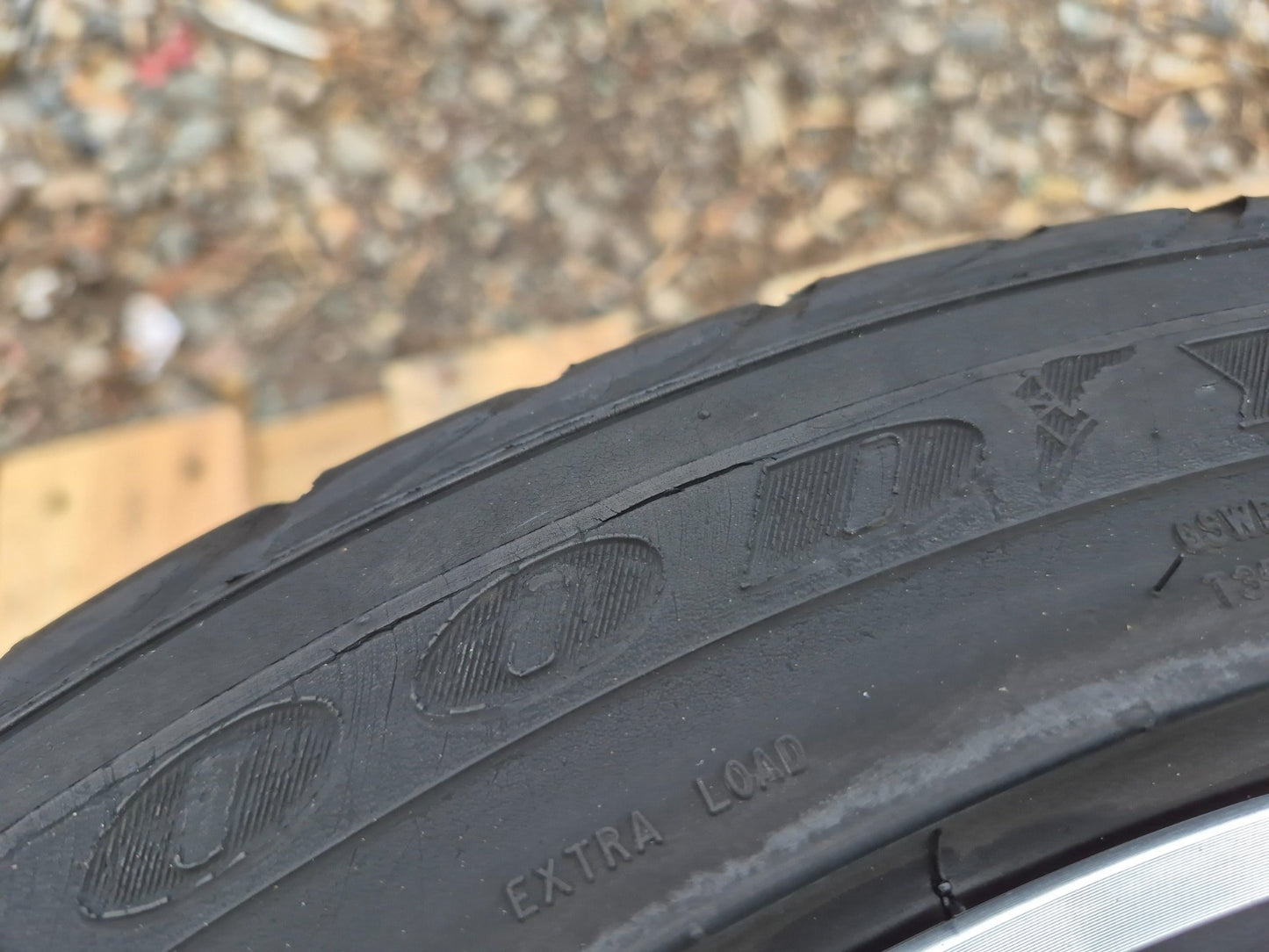 2014 Fiat 500l Trekking Wheel Rim W/ Tire Good Year  225/45 R17 2 Pcs OEM
