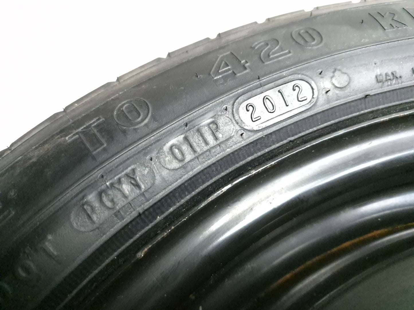 2012 Toyota Camry Spare Tire T155/70 D17 OEM