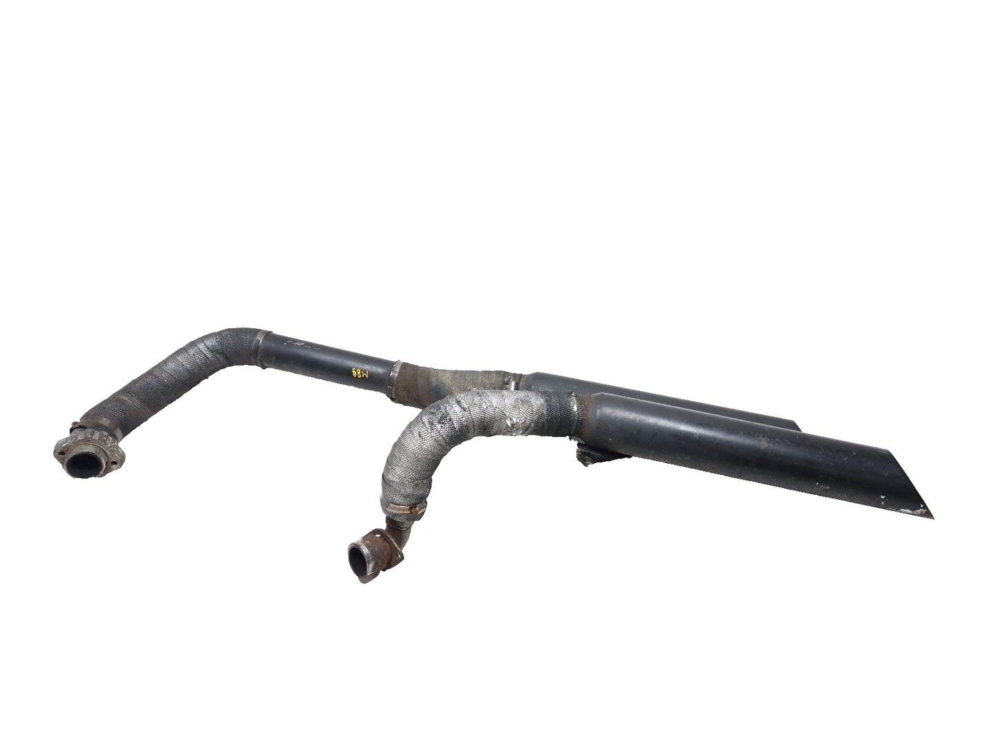 1996 Yamaha Virago Xv750 Exhaust Muffler Pipe Silencer Header OEM