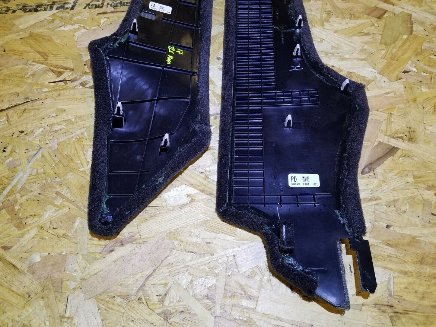 15 16 17 Acura TLX Center Console Left & Right Side Carpet Trim Cover  OEM