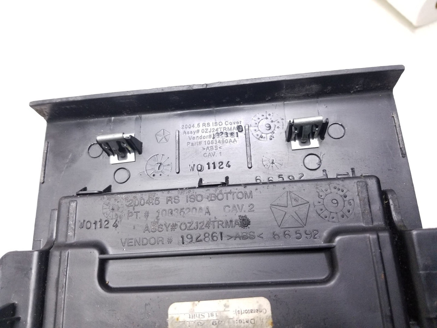 2011 - 2020 Dodge Grand Caravan Rear 2nd Row Seat Latch OEM