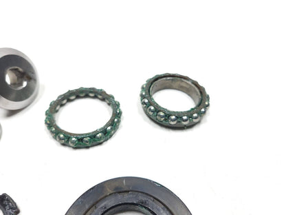 17-23 Kawasaki Ex650 Ninja 650 Front Fork Stem Bearing Nut Washer Bolt OEM