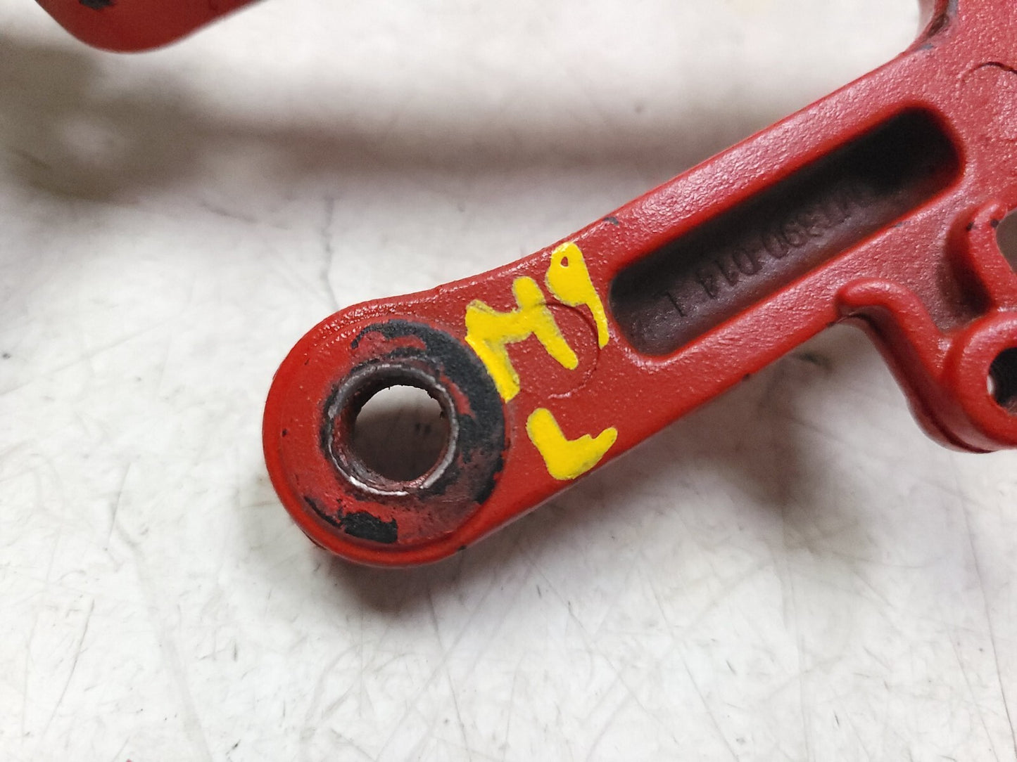 04 05 Honda Cbr 1000rr Food Peg Bracket Left Side OEM 12k Miles