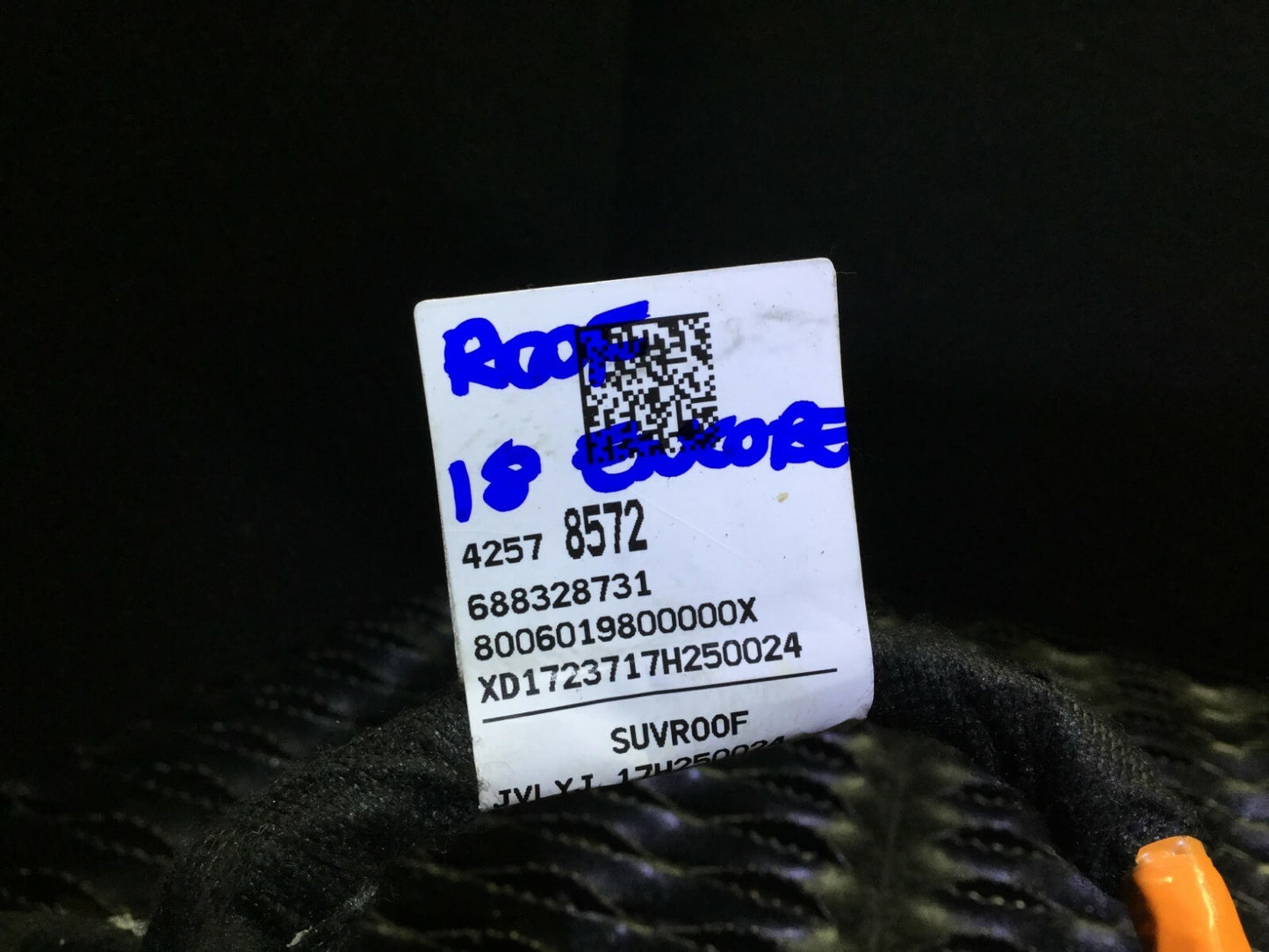 2018 Buick Encore Roof Headliner Wire Harness OEM 3k Miles