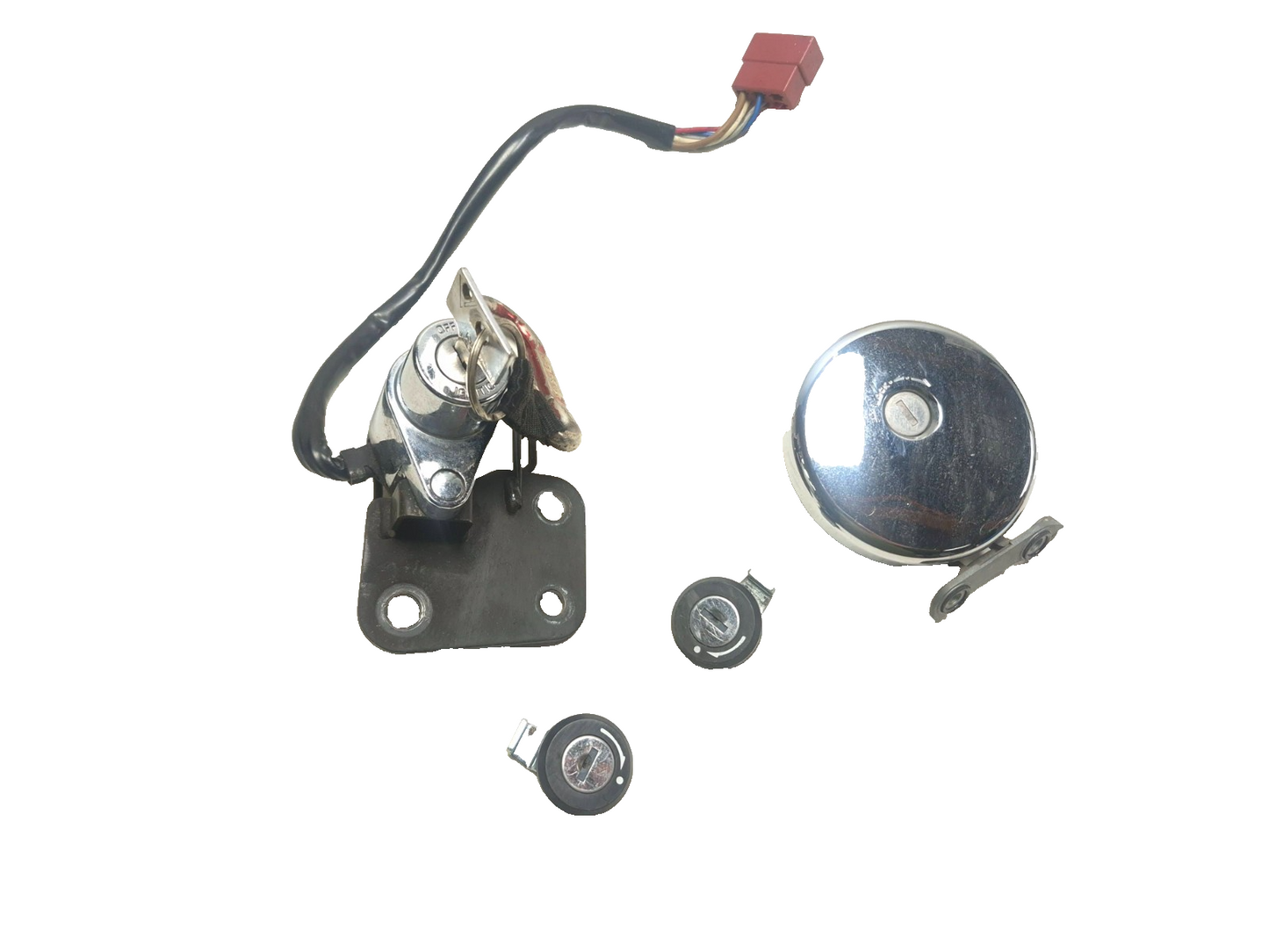 2004 Kawasaki Vulcan 800 Vn800 Ignition Set Key Lock Fuel Tank Cap OEM