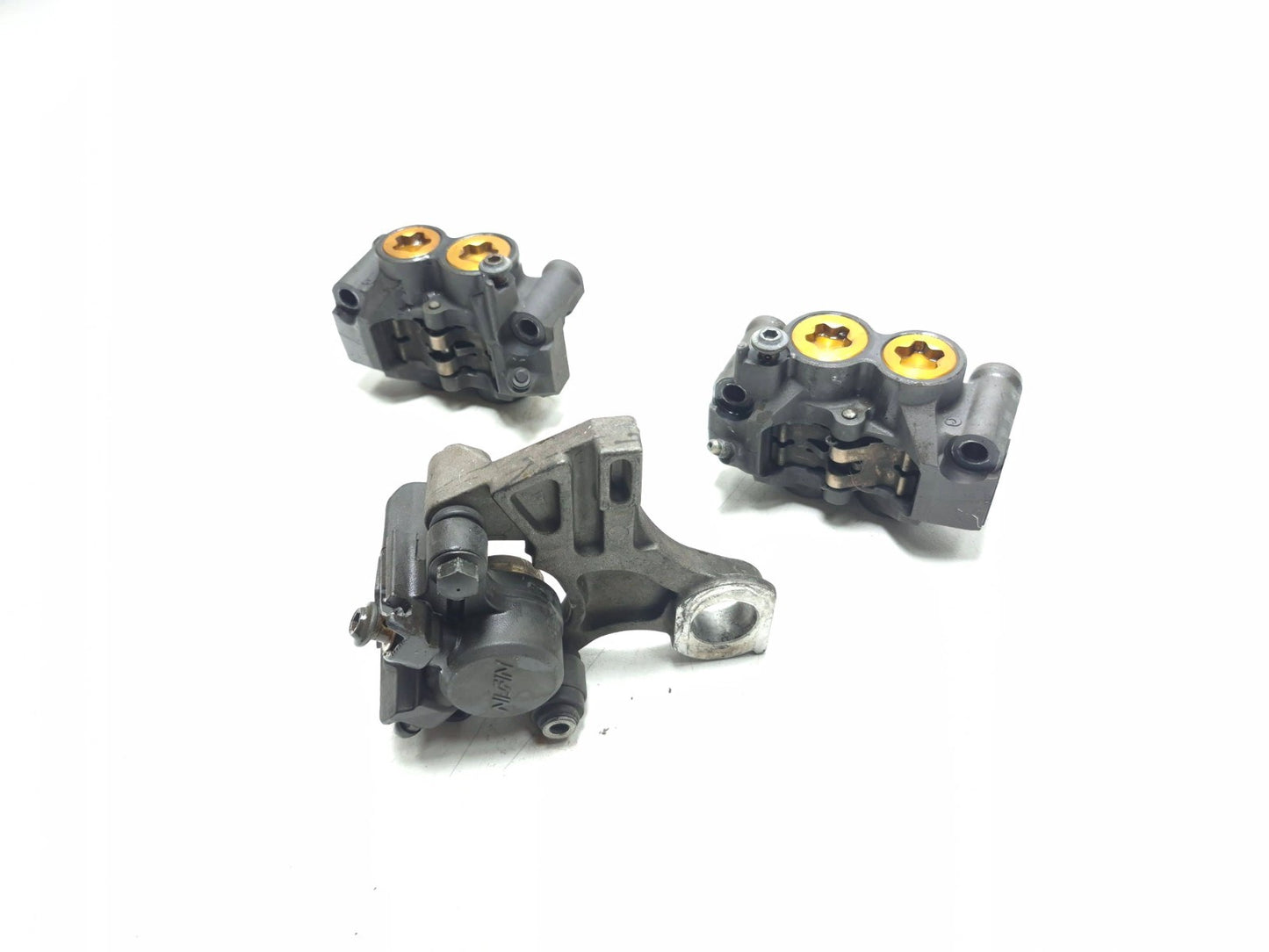 2005 - 2009 Yamaha Yzf R6 Brake Caliper Front & Rear 3pcs OEM