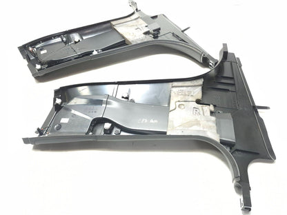 2011 BMW 750li B Pillar Trim Cover Lower Left & Right Pair OEM