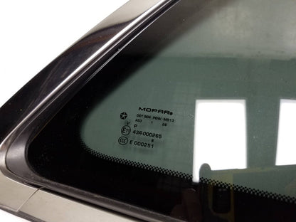2012 Jeep Grand Cherokee Door Vent Window Glass Rear Passenger Side Right OEM