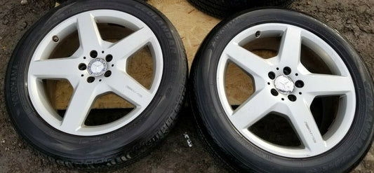 2010 Mercedes R350 Wheel Rim Amg 19" W/ Tire Yohohama 6.5/32" 2pcs. Pair