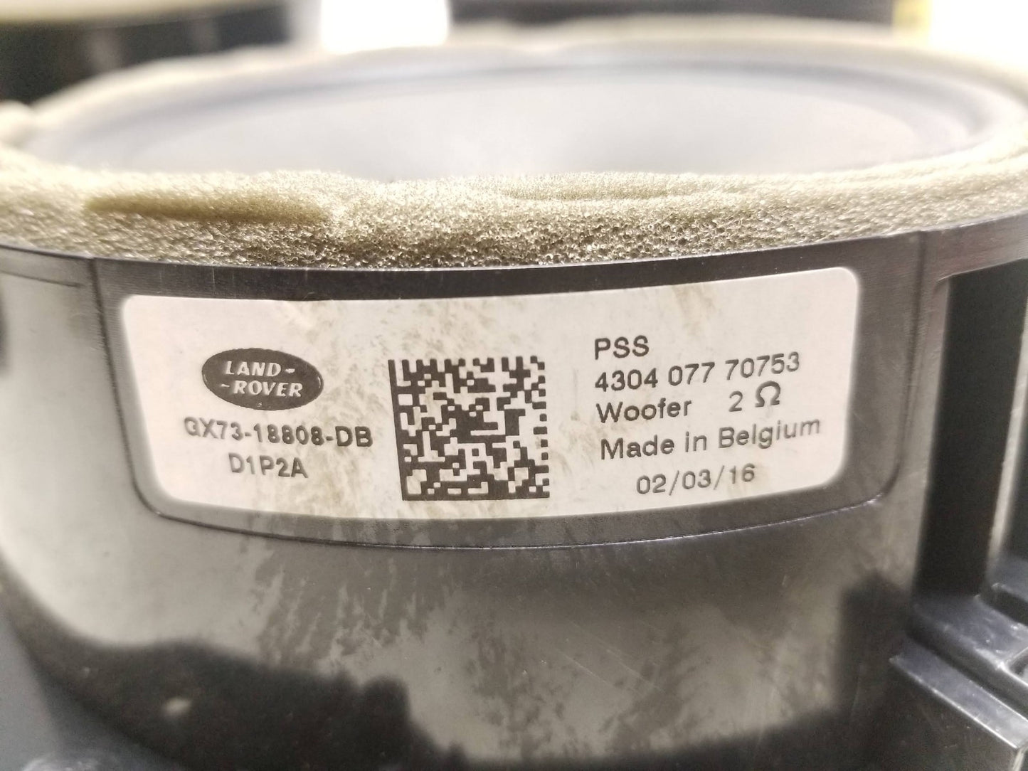 2017 Jaguar Xe Door Audio Speaker OEM Gx73-18808-db