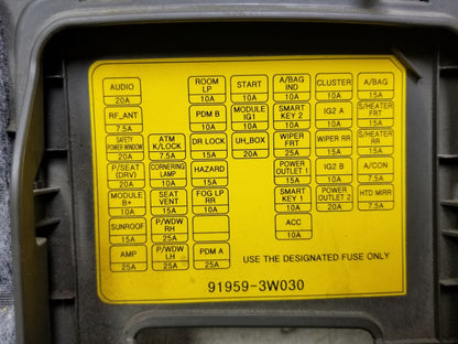 2011 - 2013 Kia Sportage Dash Lower Trim Panel Driver Side Left OEM