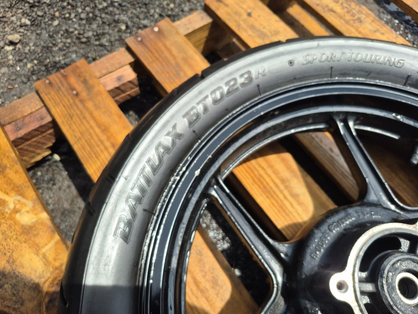 2006 Kawasaki Ninja 250 Ex250 Wheel Rim W/tire Front & Rear Pair OEM