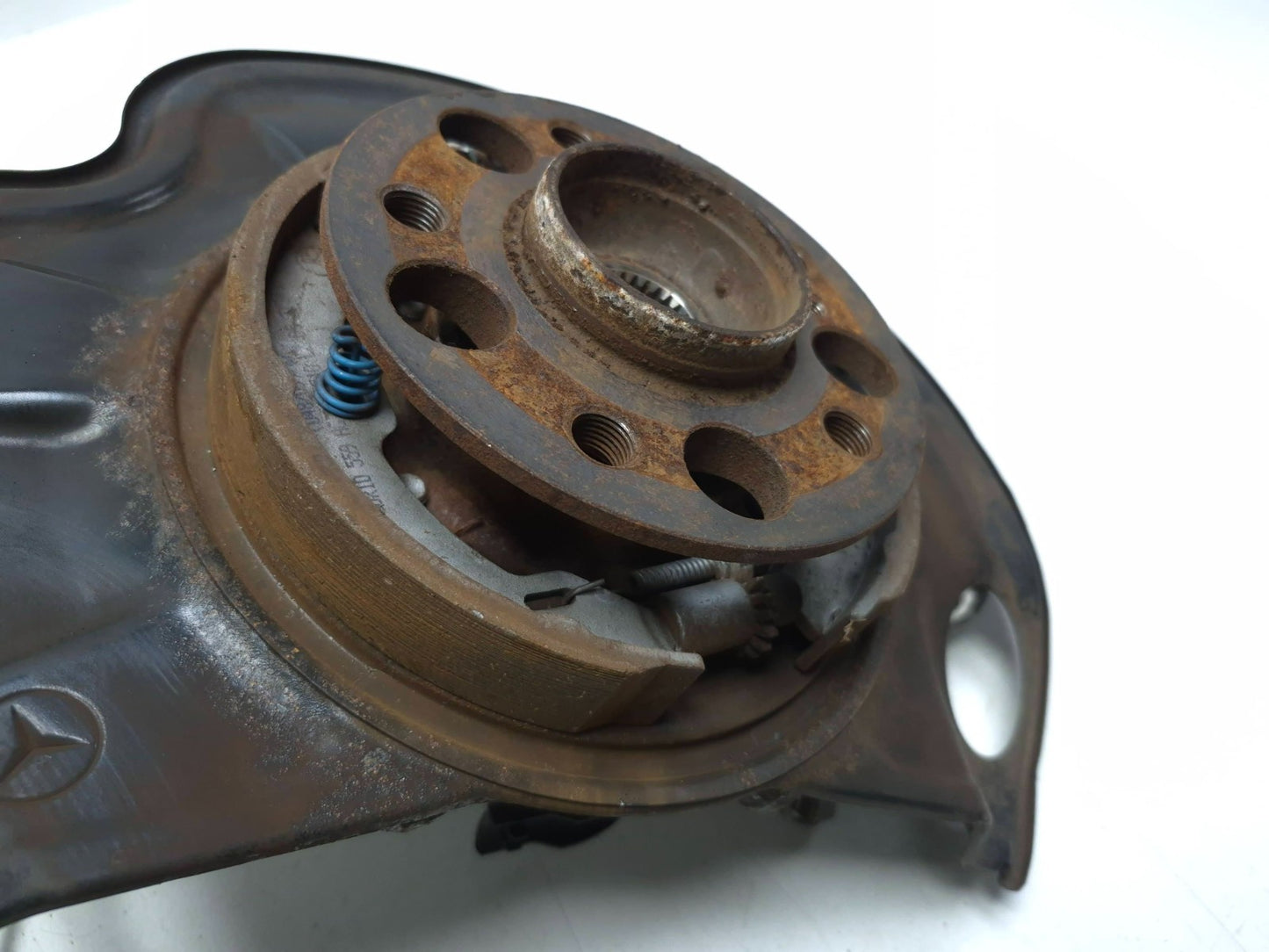 2010 Mercedes S400 Rear Spindle Knuckle W/ Wheel Hub Left Driver Side OEM