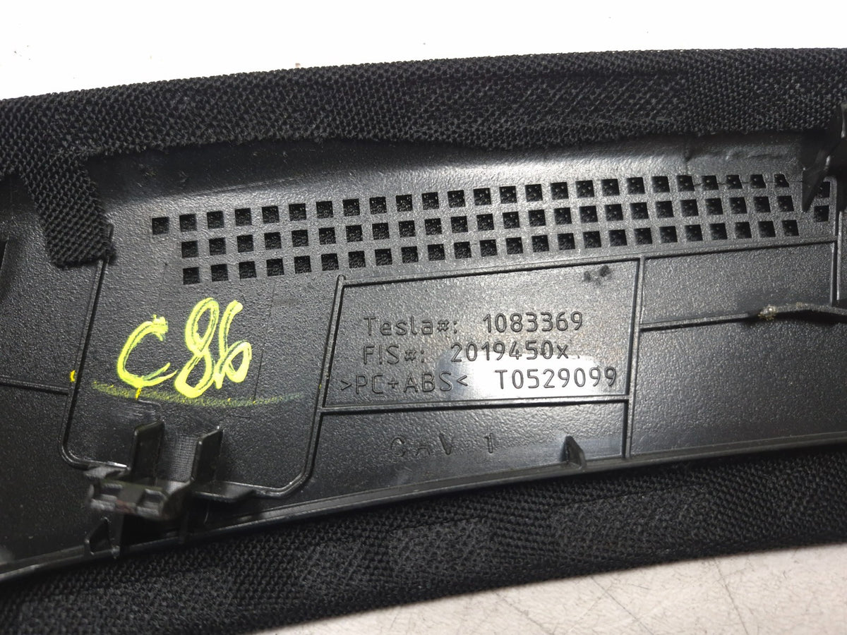 2020 Tesla Model 3 Front Dashboard Defroster Speaker Grille Vent Panel OEM
