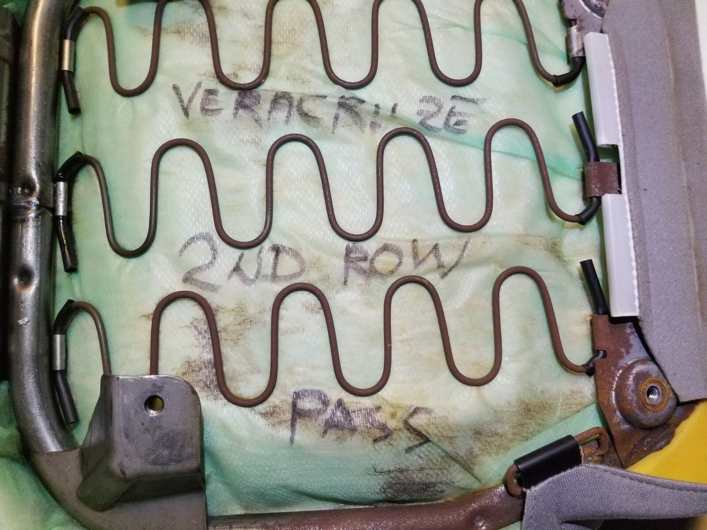 2011 Hyundai Veracruz Rear Passenger Seat Lower Cushion OEM