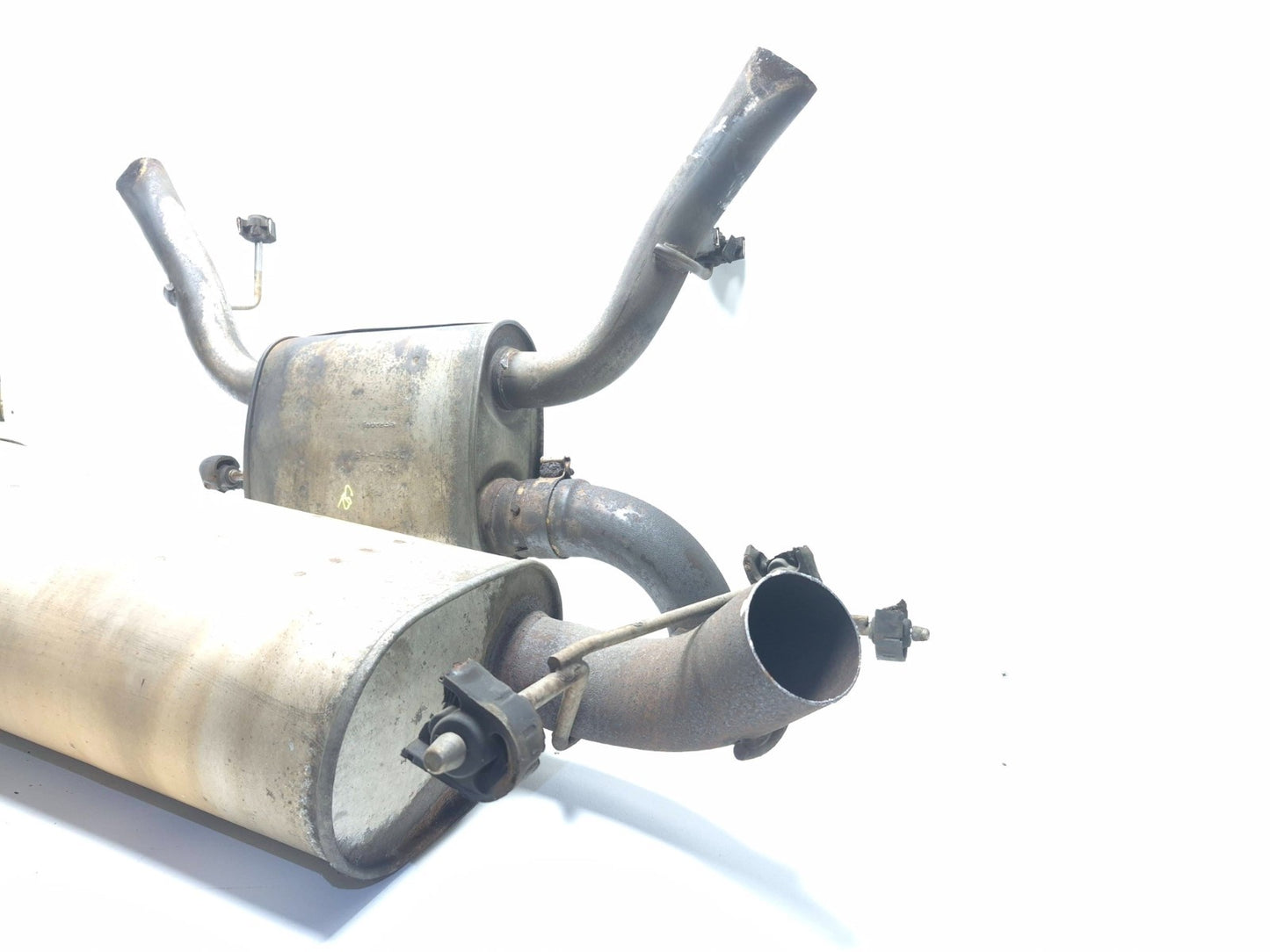 2013 Cadillac Escalade Esv Platinum 6.2l Rear Exhaust Muffler Pair OEM