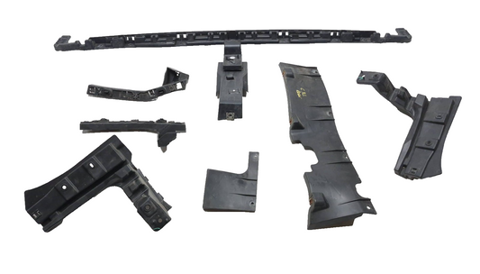 2014 Fiat 500l Rear Bumper Mount Bracket Support 7pcs OEM