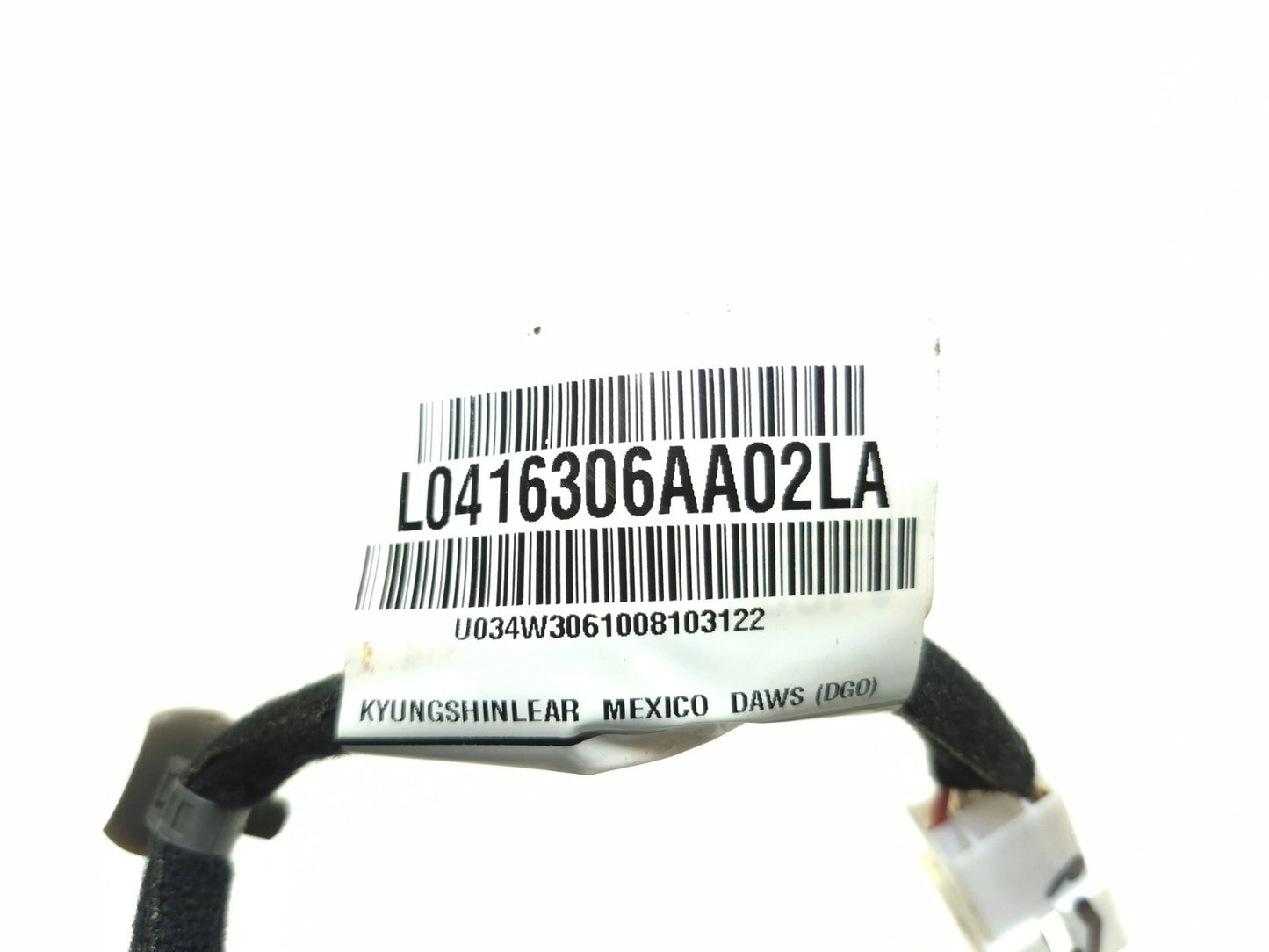 2018 Hyundai Sonata Sport Front Seat Wire Harness Right Passenger Side OEM
