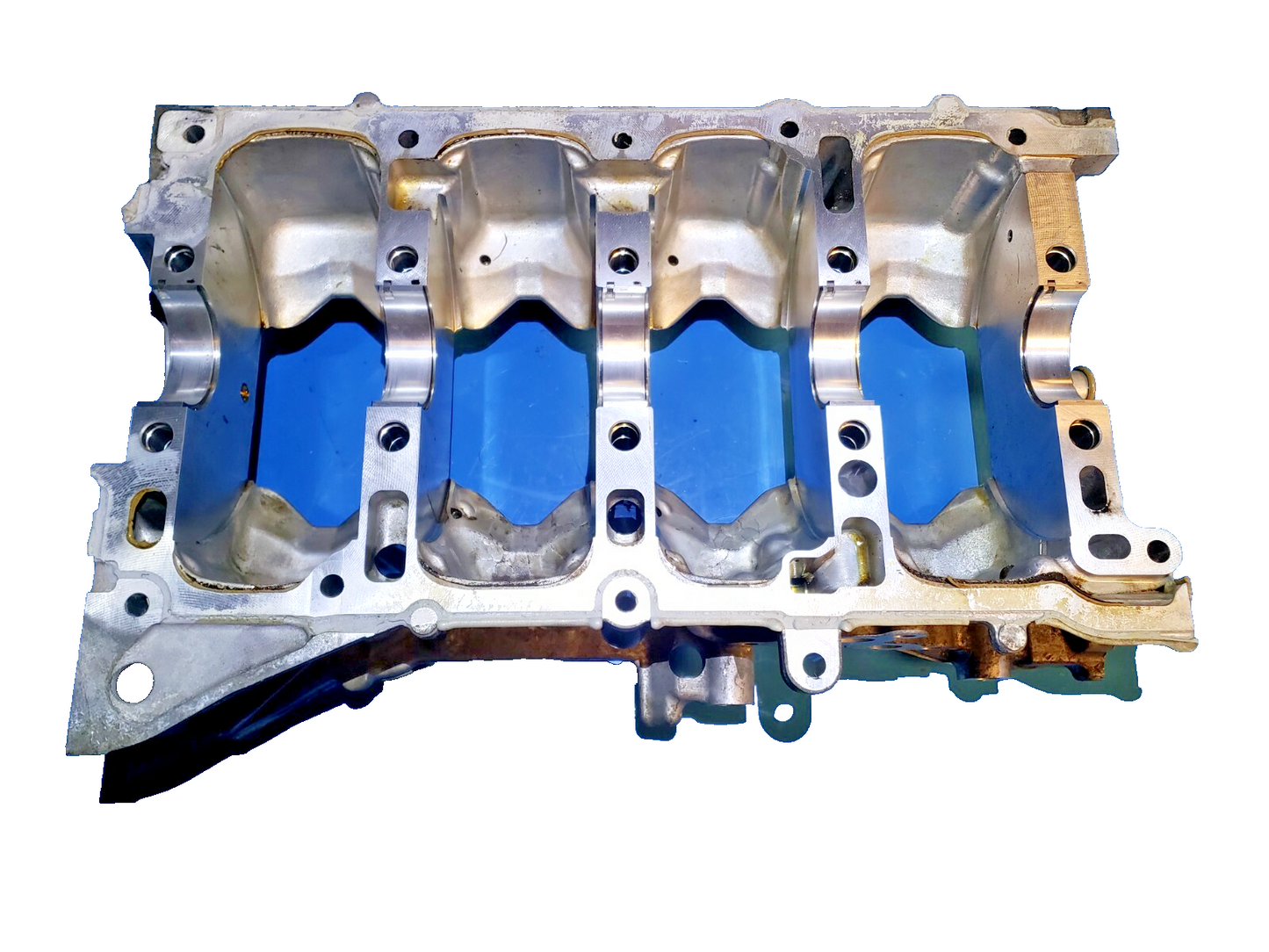 2014 Mazda 3 2.0l Engine Crankshaft Lower Block Housing OEM