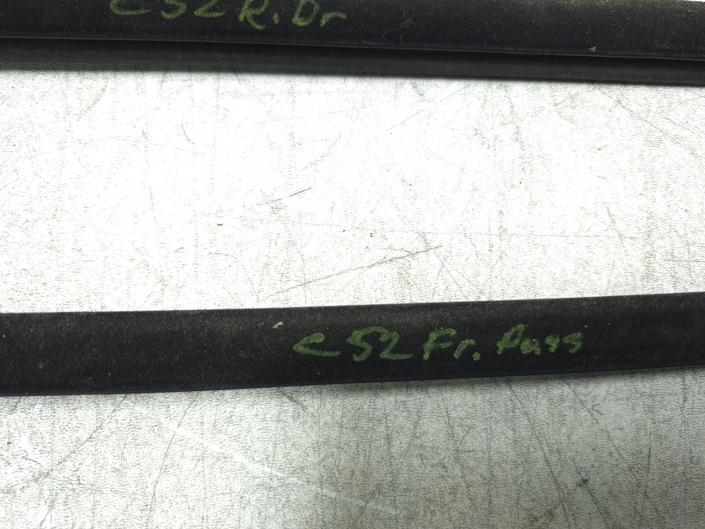 2008 BMW X6 E71 Door Window Belt Strip Molding Front & Rear 4pcs OEM
