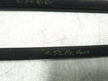 2008 BMW X6 E71 Door Window Belt Strip Molding Front & Rear 4pcs OEM