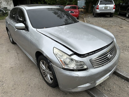 09-13 Infiniti G37 X Hood Bonnet Code : Calcite White - 650u  ✅