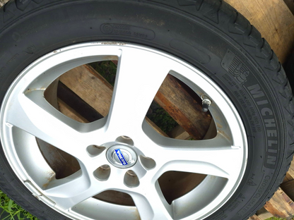 2013 Volvo S60 Wheel Rim W/tire Michelin 215/50/r17 17x7j 5.5/32 2 Pcs OEM