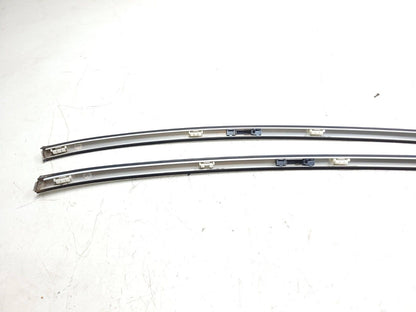 02 - 08 Jaguar X-type Roof Trim Chrome Molding 2pcs OEM 86k