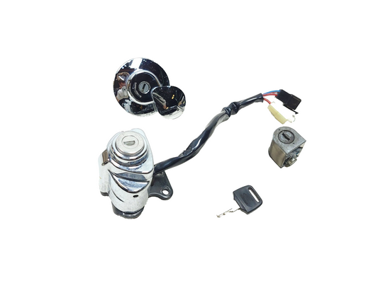 2008 Honda Shadow Aero Vt 750 Ca Ignition Lock Set & Fuel Cap OEM