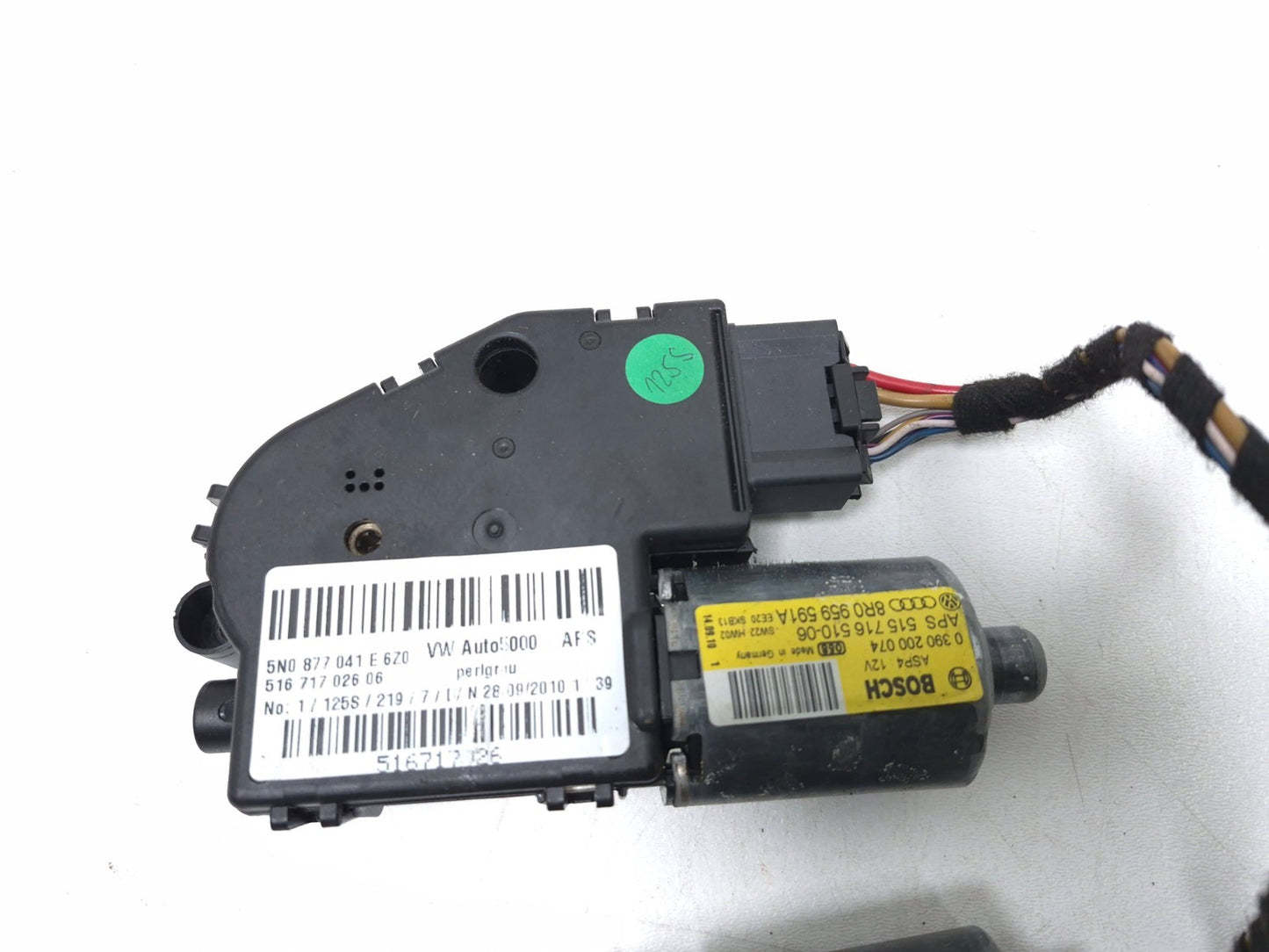 2011 Volkswagen Tiguan Sunroof Motor Actuator 2pcs OEM