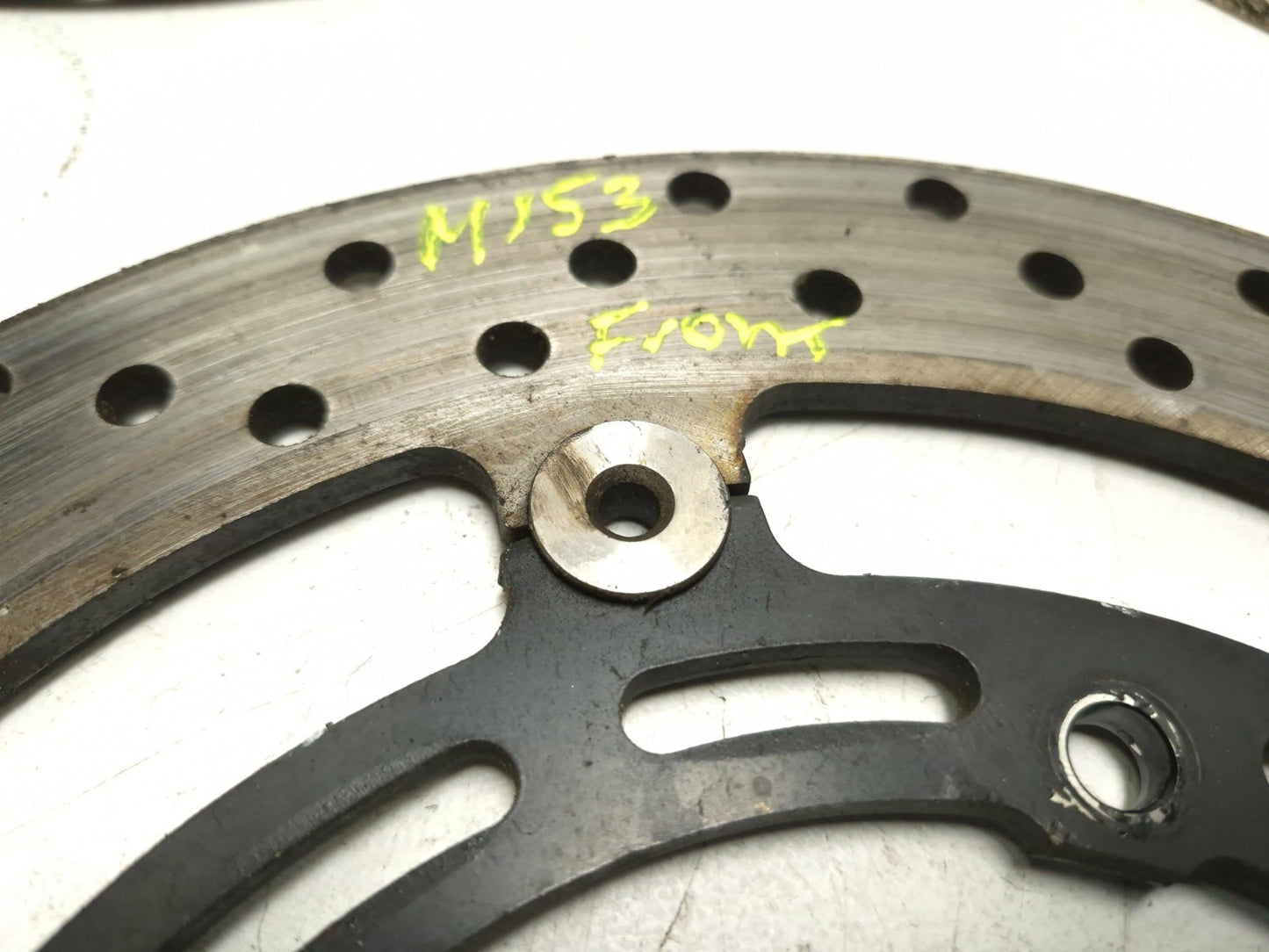 2004 Yamaha Fz6 S Brake Rotor Disc Rear & Front 3 Pcs OEM
