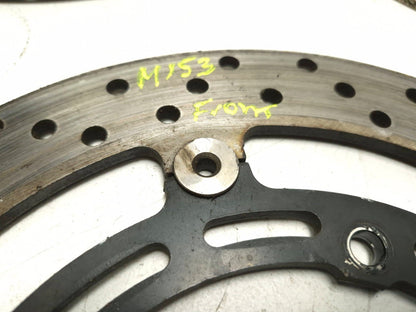 2004 Yamaha Fz6 S Brake Rotor Disc Rear & Front 3 Pcs OEM