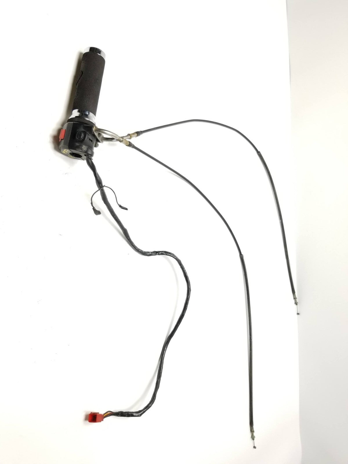 1990 Kawasaki Vn750 Vulcan Throttle Housing Cable & Hand Control Switch OEM