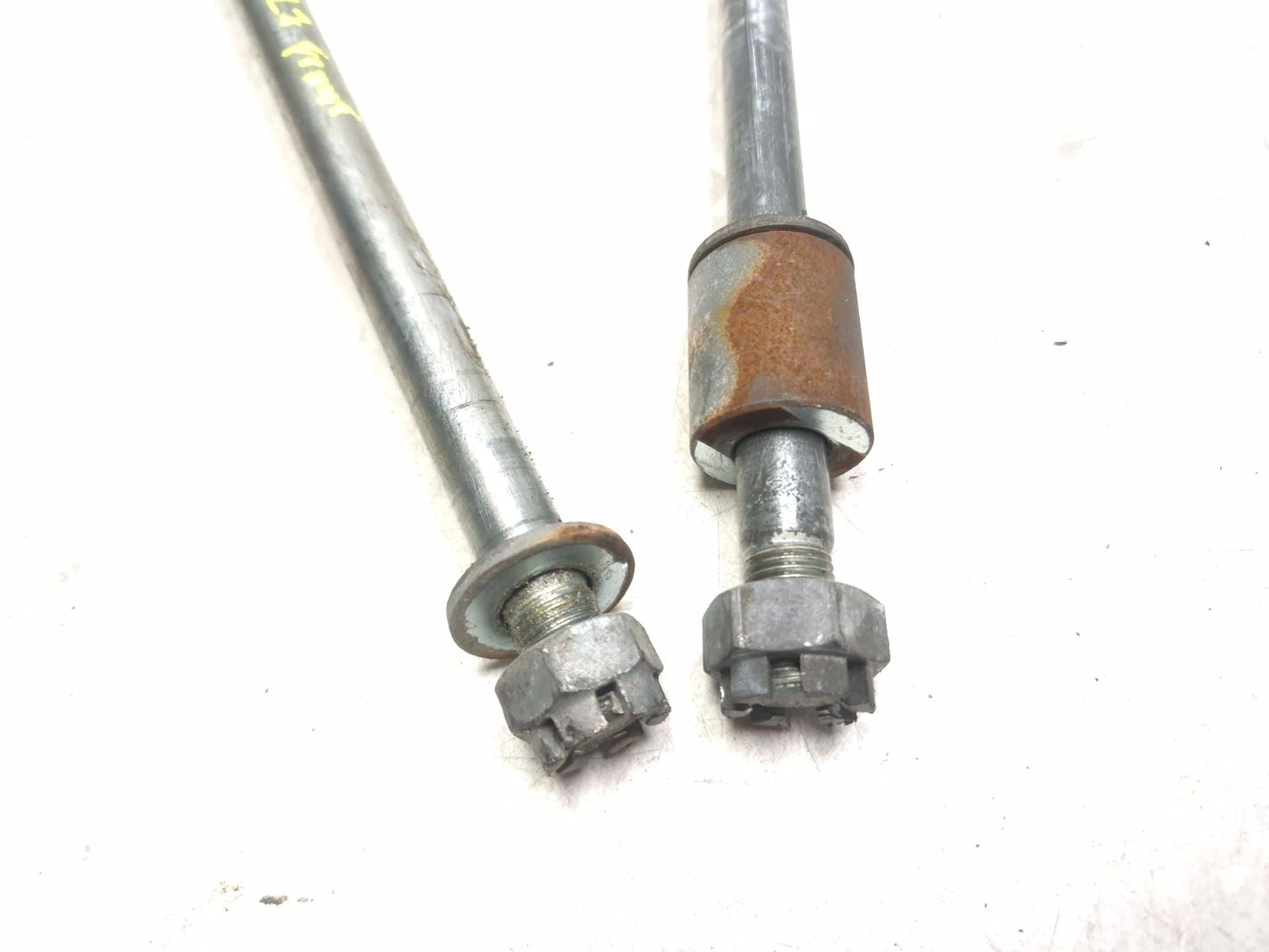 2005 Kawasaki Bn125 Eliminator Wheel Axle Rear & Front Pair OEM