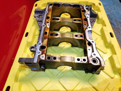 09-13 Infiniti G37 X Engine Upper Oil Pan Crankshaft Housing Vq37vhr OEM ✅