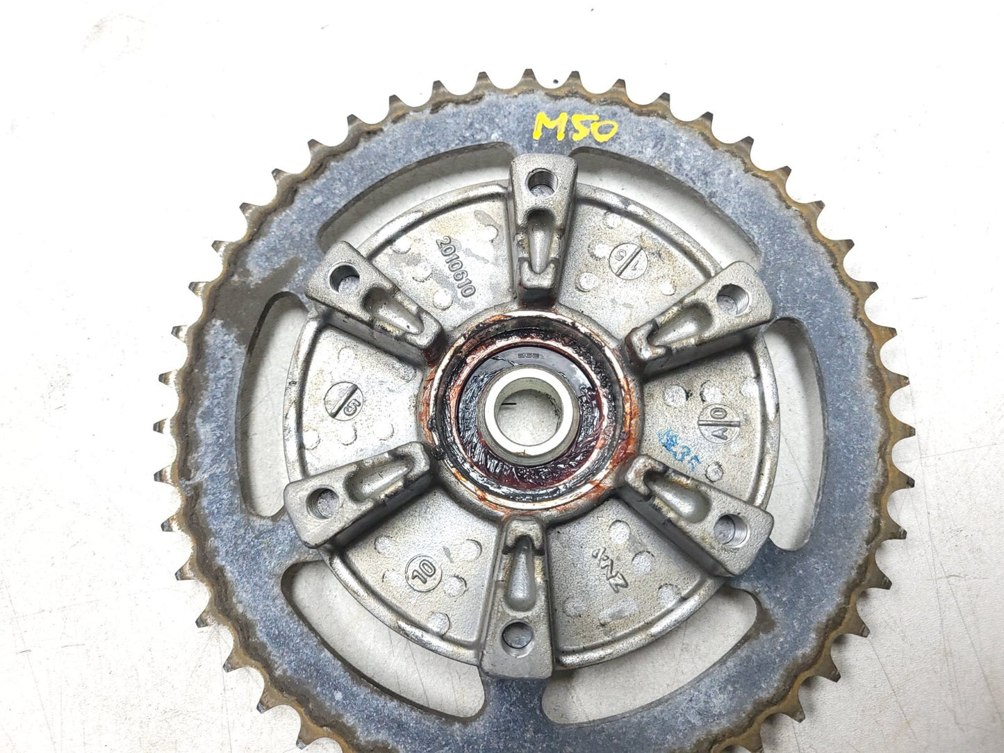 2009 - 2012 Triumph Street Triple R Rear Wheel Hub & Sprocket OEM