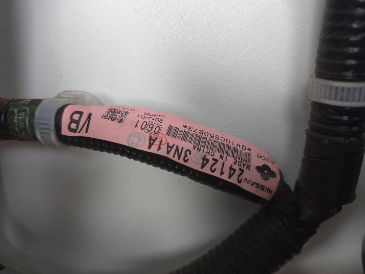 2012 Nissan Leaf Front Door Wire Harness Passenger Side Right OEM