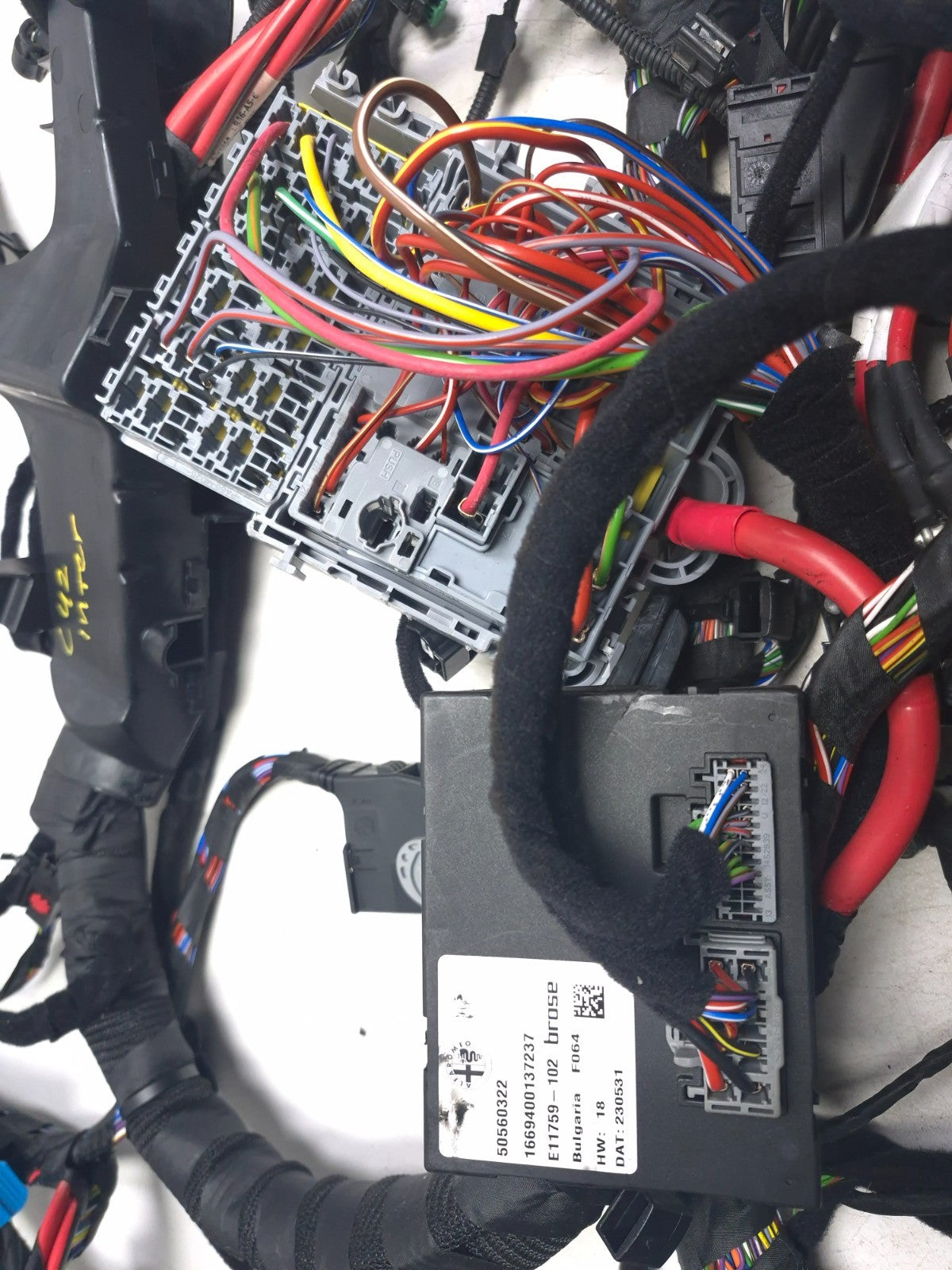 2024 Alfa Romeo Stelvio Interior Wire Harness OEM