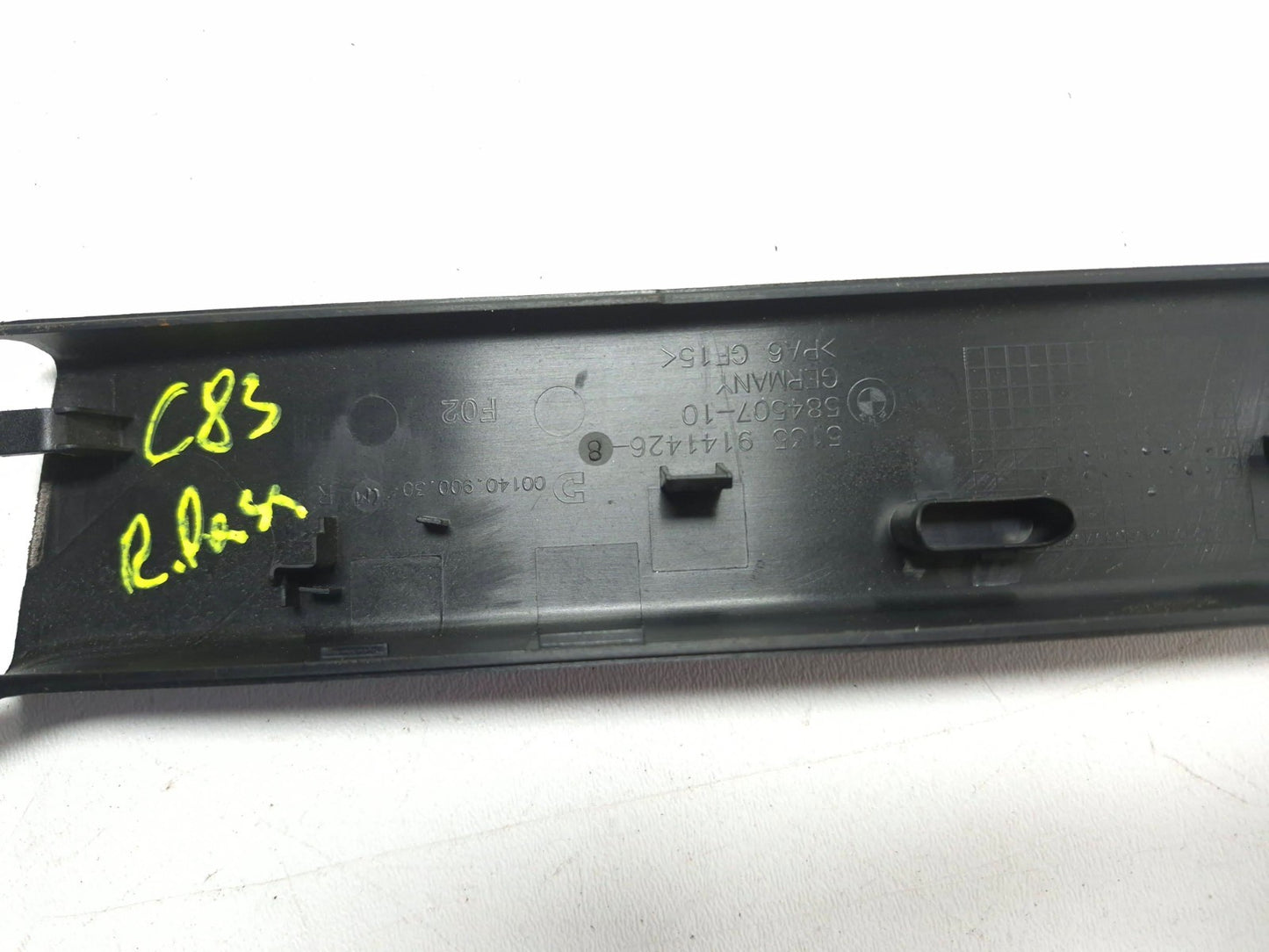 2011 BMW 750li Rear Door Window Trim Inner Left & Right Pair Oem✅