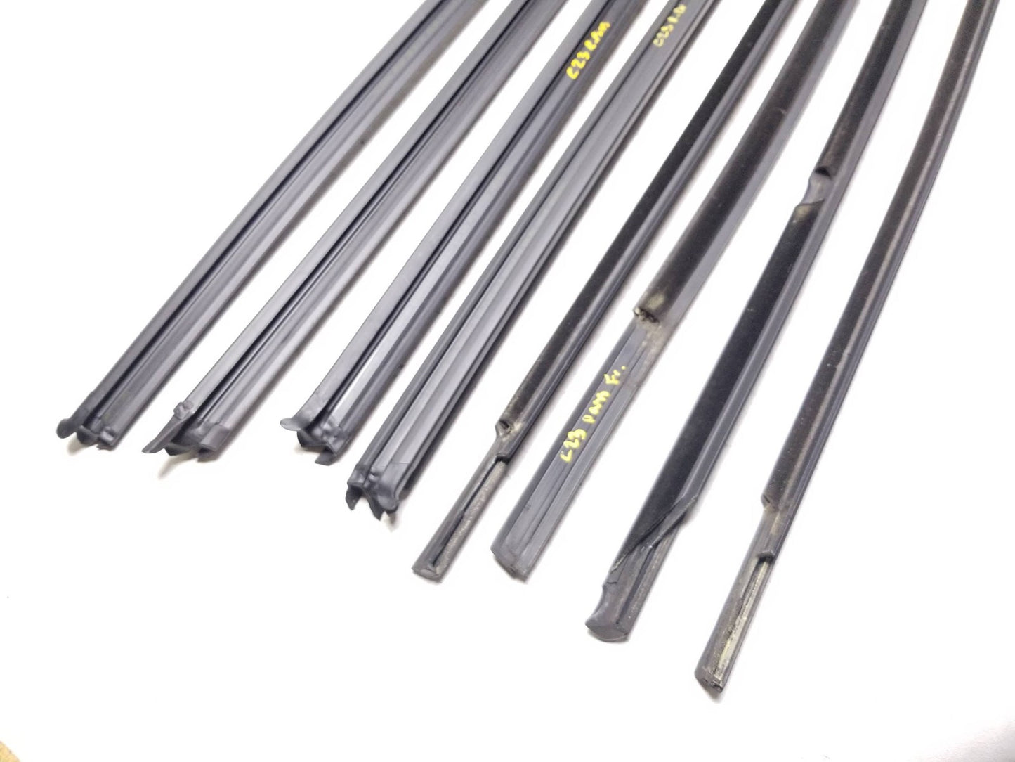 2010 - 2014 VW Golf GTI Door Glass Belt Seal Molding Set OEM
