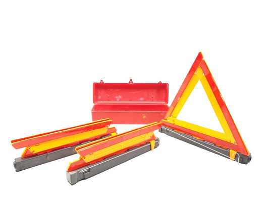 10- 13 Ford Transit Connect Emergency Warnig Triangle Flare Kit OEM ✅