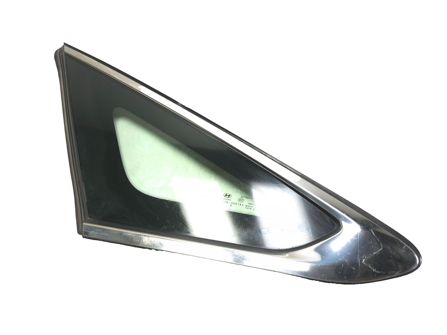 2018 Hyundai Sonata Rear Quarter Vent Glass Left Driver Side OEM