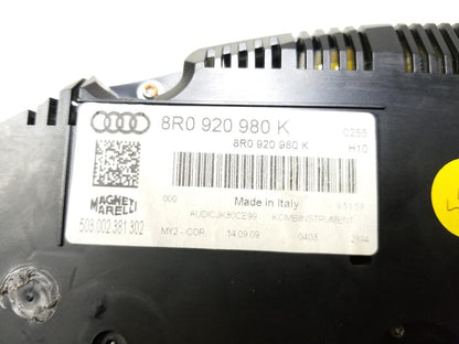 2009 - 2012 Audi Q5 Speedometer Instrument Panel OEM