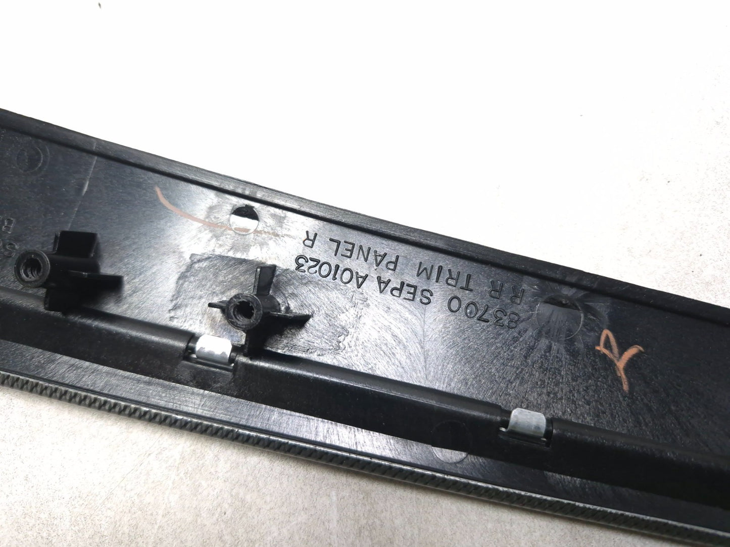 2007 Acura Tl Rear Door Panel Trim Handle Passenger Side Right OEM